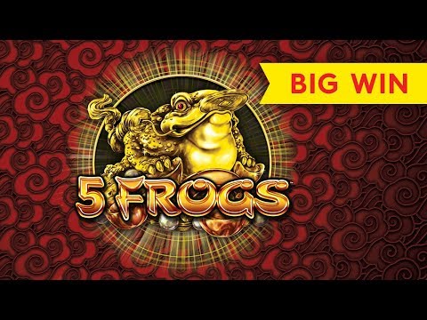 5 Frogs Slot – Super Feature Bonus, BIG WIN!