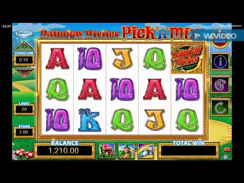 Rainbow Riches Pic n Mix online slot  Mega Big Win!!