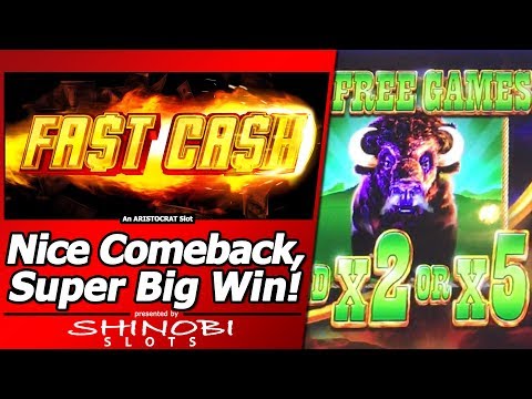 Fast Cash Slot – First Attempt, Nice Comeback and a Super Big Win!!