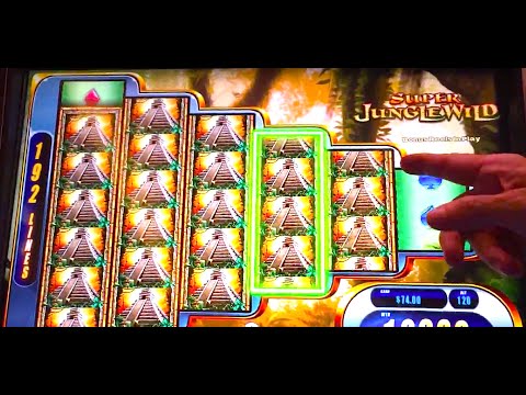 BIG WIN! LIVE PLAY “SUPER JUNGLE WILD” Slot Machine Bonus