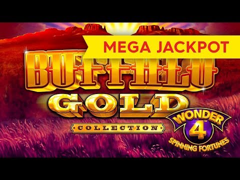 MEGA JACKPOT HANDPAY! Wonder 4 Spinning Fortunes – Buffalo Gold Collection Slot!