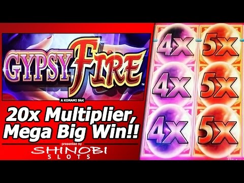 Gypsy Fire Slot – Free Spins Mega Big Win Bonus with 20x Multipliers