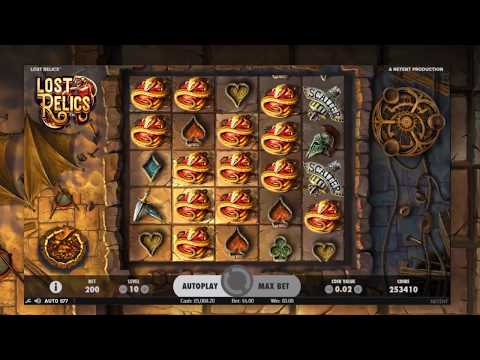 Lost Relics Slot (Netent) Super Mega Win