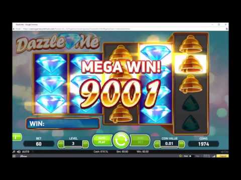 Big Slot Win – DAZZLE ME – NetEnt – Super Mega Win