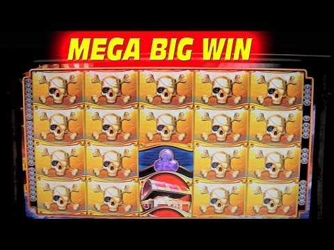 Pirate Ship – NEARLY FULL SCREEN MEGA BIG WIN – Slot Machine Bonus