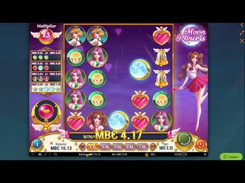 Moon Princess Online Casino Slot Bonus Game Big Win!