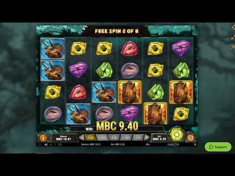 Raging Rex Big Win Bonus Game Online Casino Slot!