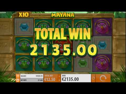 €2135 Mega Win on new Mayana Slot!