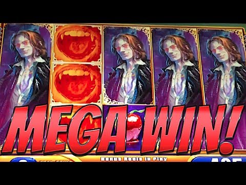 *** Huge Mega Win!*** Vampire’s Embrace Slot Machine Bonus!!!