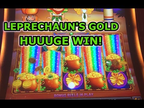 NEW SLOT: HUGE WIN ON LEPRECHAUN’S GOLD RAINBOW OASIS SLOT.