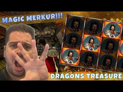 YOUTUBE RECORD WIN Dragons Treasure @ €1.50 Stake!!! – More Merkur Magic!!