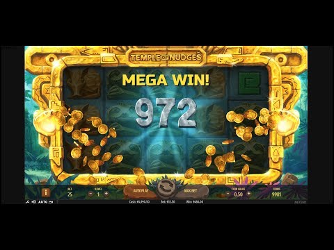 Temple of nudges slot from NetEnt (RESPINS, BONUSES, BIGWIN, MEGAWIN, SUPERBIGWIN)