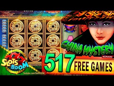 LONG PLAY 517 Spins  CHINA MYSTERY BIG WIN!!! 2c Konami Video Slot