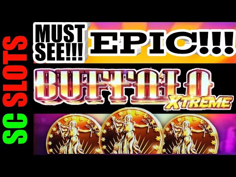 WE WON So Much MONEY!!! Buffalo Xtreme Slot Machine Bonus HUGE WIN!!!