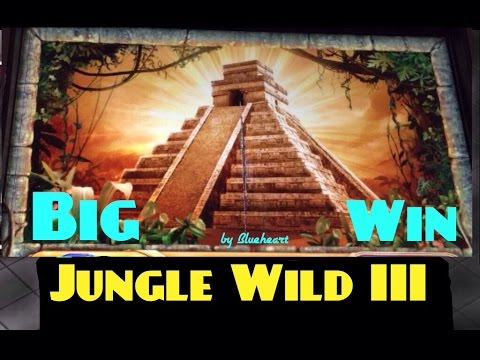 **HUGE WIN** JUNGLE WILD III slot machine BONUS BIG WIN