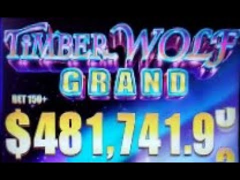 BIG WINS on TIMBER WOLF GRAND SLOT MACHINE POKIES BONUSES  RED ROCK CASINO