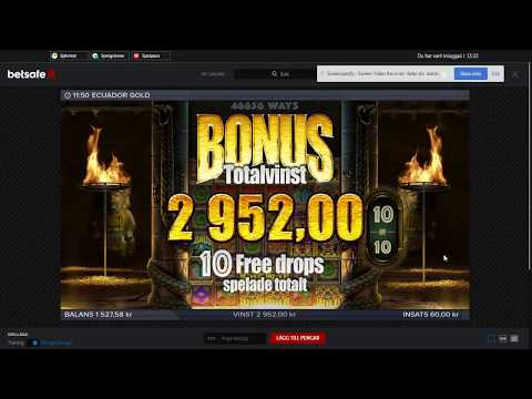 Amazing slot !!  MEGA WIN on the Ecuador Gold VideoSlot