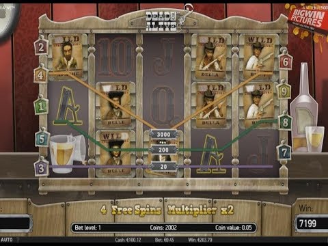 Dead Or Alive Slot – MEGA BIG WIN!