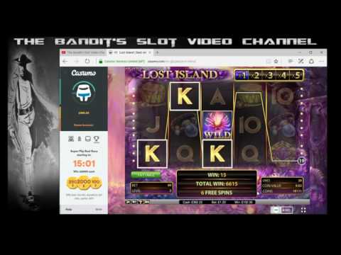 Super Mega Big Win Wildline on Lost Island Online Slot from The Bandit