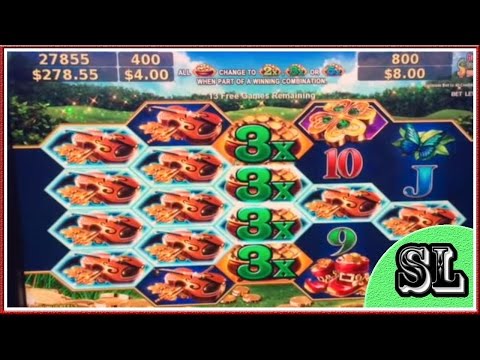 **SUPER BIG WIN** Leprechauns Garden Max Bet Bonus ** SLOT LOVER **