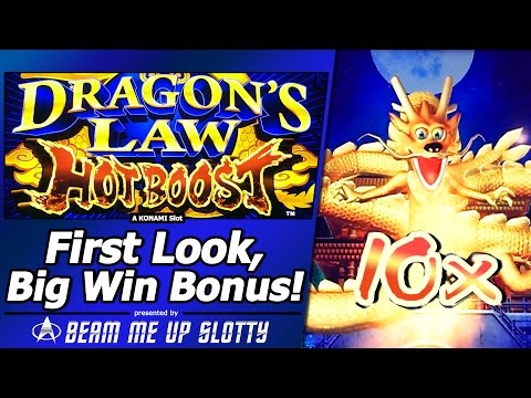 Dragon’s Law Hot Boost Slot – Mega Big Win, New Version with Multipliers, First Look!