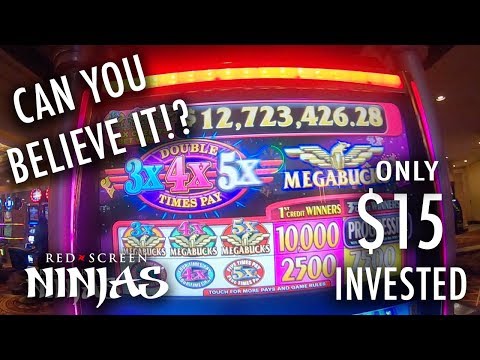 MEGABUCKS HUGE PROGRESSIVE WIN!!!! SLOT MACHINE – LAS VEGAS