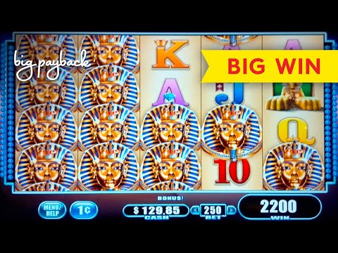 Great Tutankhamen’s Mysteries Slot – BIG WIN RETRIGGER BONUS!