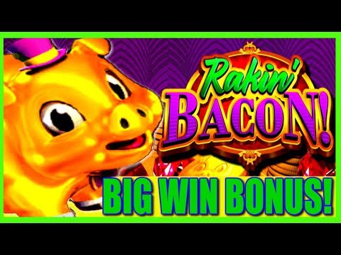 Rakin’ Money! New Slot Rakin’ Bacon BIG WIN Slot Bonus! | Slot Traveler