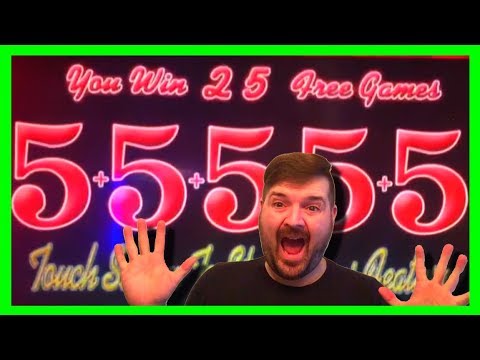 BIG WINS! RARE SLOT MACHINE! 5 BONUS SYMBOL HT! BIG CITY 5’s Slot Machine BONUSES W/ SDGuy1234