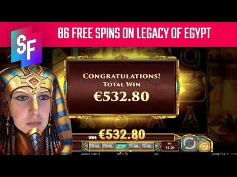 LEGACY OF EGYPT SLOT BIG WIN – NEVER ENDING FREE SPINS – Slots Stream Highlights