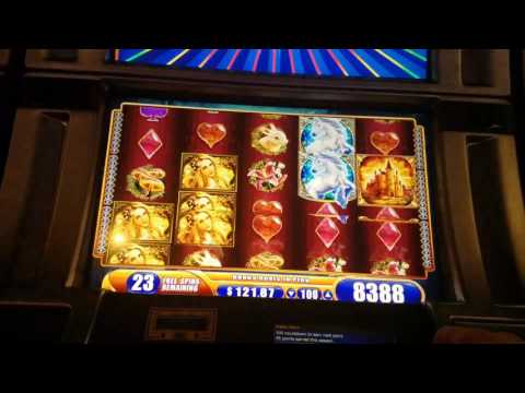 Mystical Unicorn Slot Machine BIG WIN RE-TRIGGER BONUS