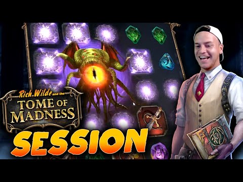 Slot Session on Tome of Madness (Big Win)