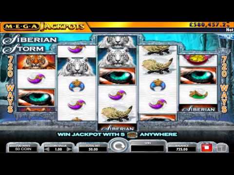 IGT – Siberian Storm Slot – Progressive Jackpot Big Win