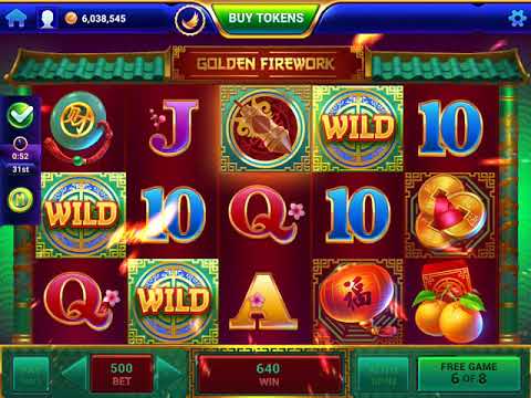 GOLDEN FIREWORK Video Slot Casino Game with a “MEGA WIN” FREE SPIN BONUS