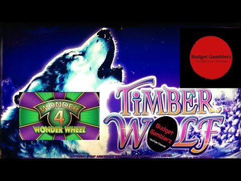 WONDER 4 WONDER WHEEL ~ TIMBER WOLF JACKPOT!!  HUGE WIN!! ~ Live Slot Play @ San Manuel