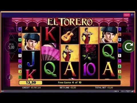 El Torero run 90sec from 2€ to 3k Megawin BIG WIN Slot fun