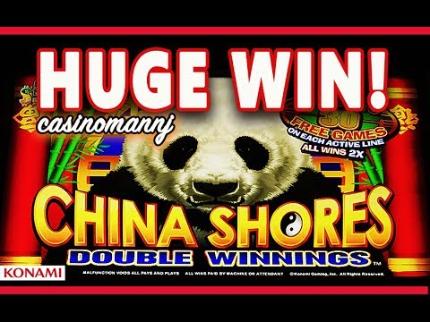 **HUGE WIN** – CHINA SHORES SLOT – FULL SCREEN! – SUPER AWESOME WINS! – Slot Machine Bonus