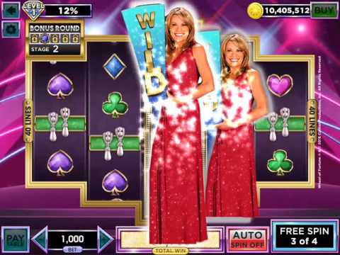 WHEEL OF FORTUNE VANNA’S GLAMOUR Video Slot Casino Game with MEGA WIN FREE SPIN BONUS