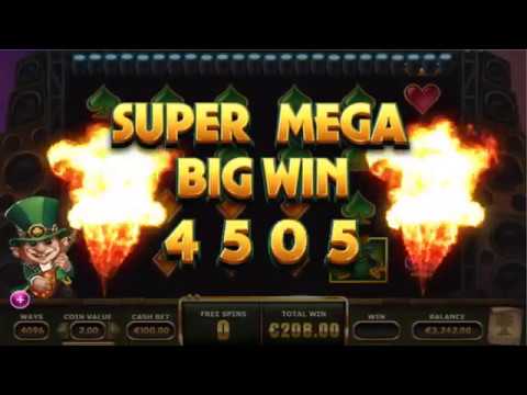 SUPER MEGA BIG WIN On Rainbow Ryan Slot Machine From Yggdrasil Gaming