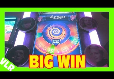 WILLY WONKA – MAX BET BIG WIN – Slot Machine Bonus