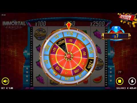 Immortal Fruits Slot – Money Wheel BIG WIN!