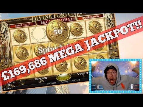 HOW IT FEELS WINNING A £169K JACKPOT SLOT LIVE!! DIVINE FORTUNE