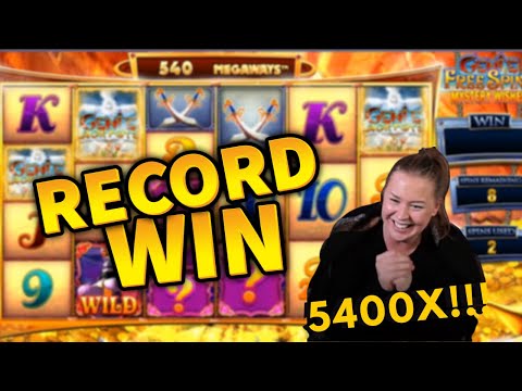 RECORD WIN!!! Genie Jackpots Mega Win!! Casino Games from MrGambleSlot Live Stream