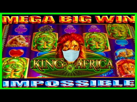 **MEGA BIG WIN!!!** SO MANY LIONS!🦁King of Africa WMS Slot Machine Bonus