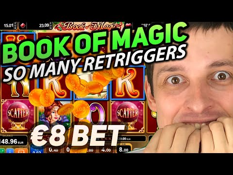 BIG WIN ON EGT SLOTS BOOK OF MAGIC