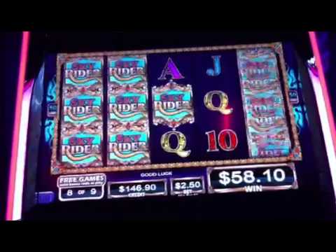 Sky Rider Big Win Slot Machine Bonus Round Free Games