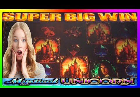 **SUPER BIG WIN!** Mystical Unicorn WMS Slot Machine Bonus Wins