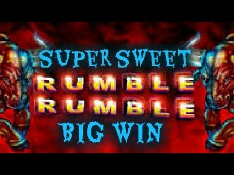 BIG WIN! RUMBLE RUMBLE SLOTS