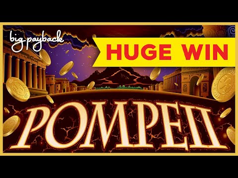 $25 BETS + SUPER FREE GAMES BONUS! Wonder 4 Pompeii Slot – HUGE WIN!