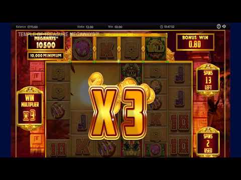 Temple Of Treasure Megaways slot by Blueprint   MEGA WIN